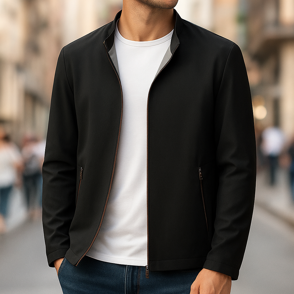 Moreno Men’s Zip Jacket – Water-Resistant Lightweight Jacket
