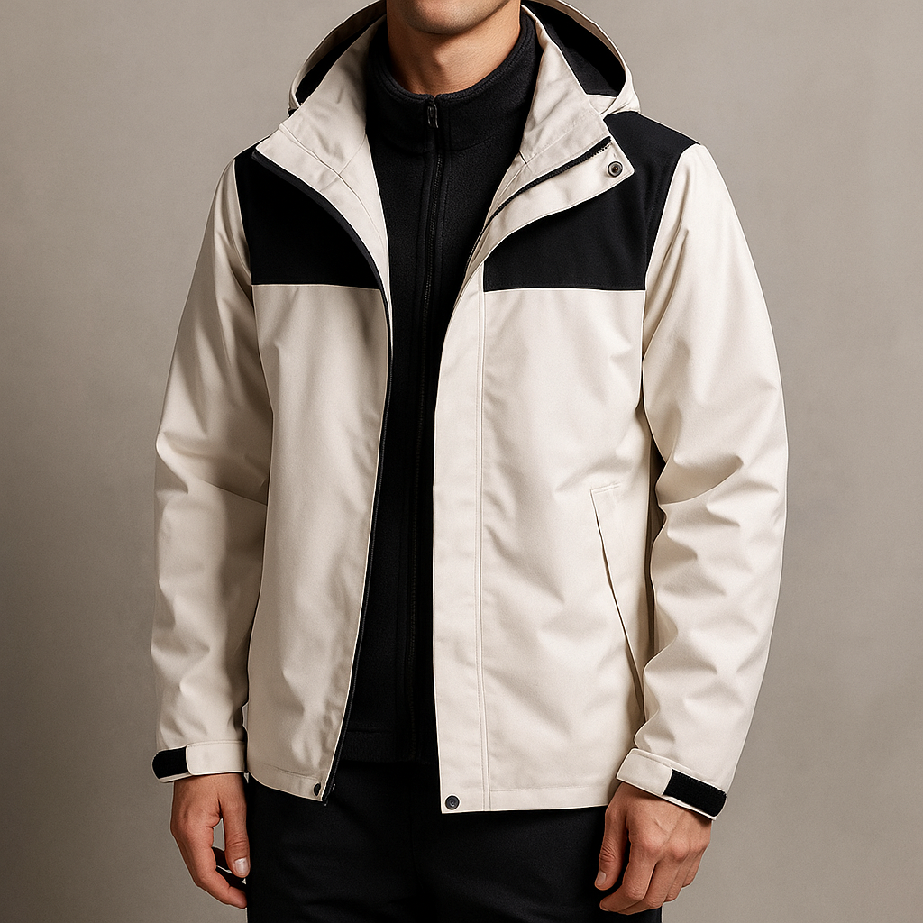 Ricardo Men's Fleece Jacket – Removable Inner Windbreaker Jacket