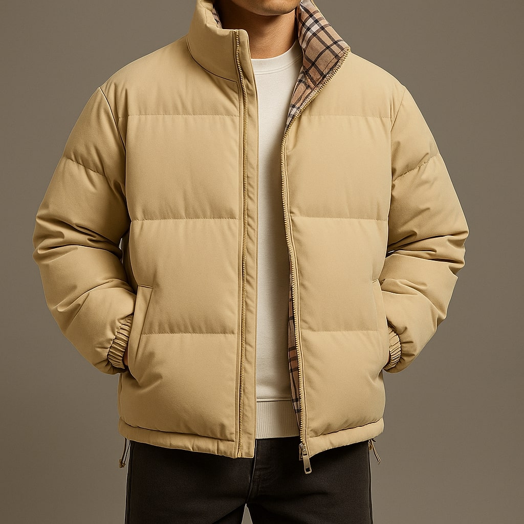 Marty Men’s Winter Jacket – Lightweight Padded Coat for Cold Weather