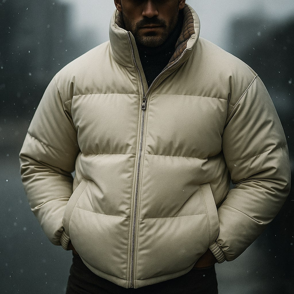 Marty Men’s Winter Jacket – Lightweight Padded Coat for Cold Weather