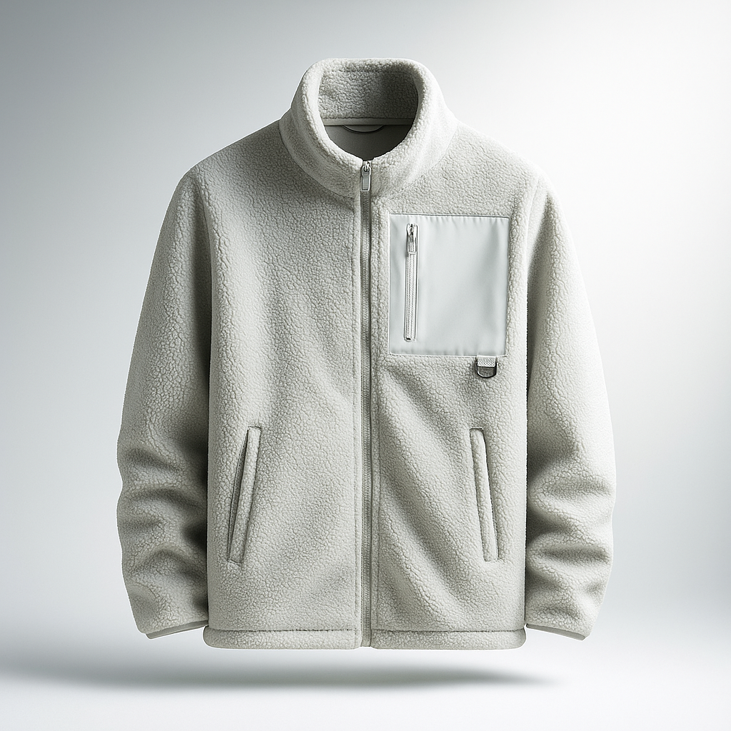 Aldrin Men’s Fleece Jacket – Lightweight Insulating Zip-Up Jacket