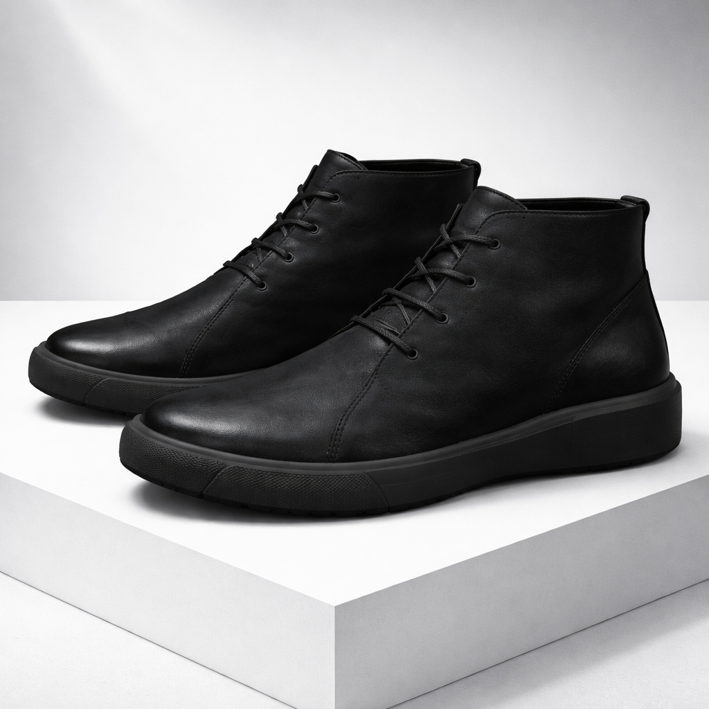 Piolo Men’s Ankle Leather Shoes