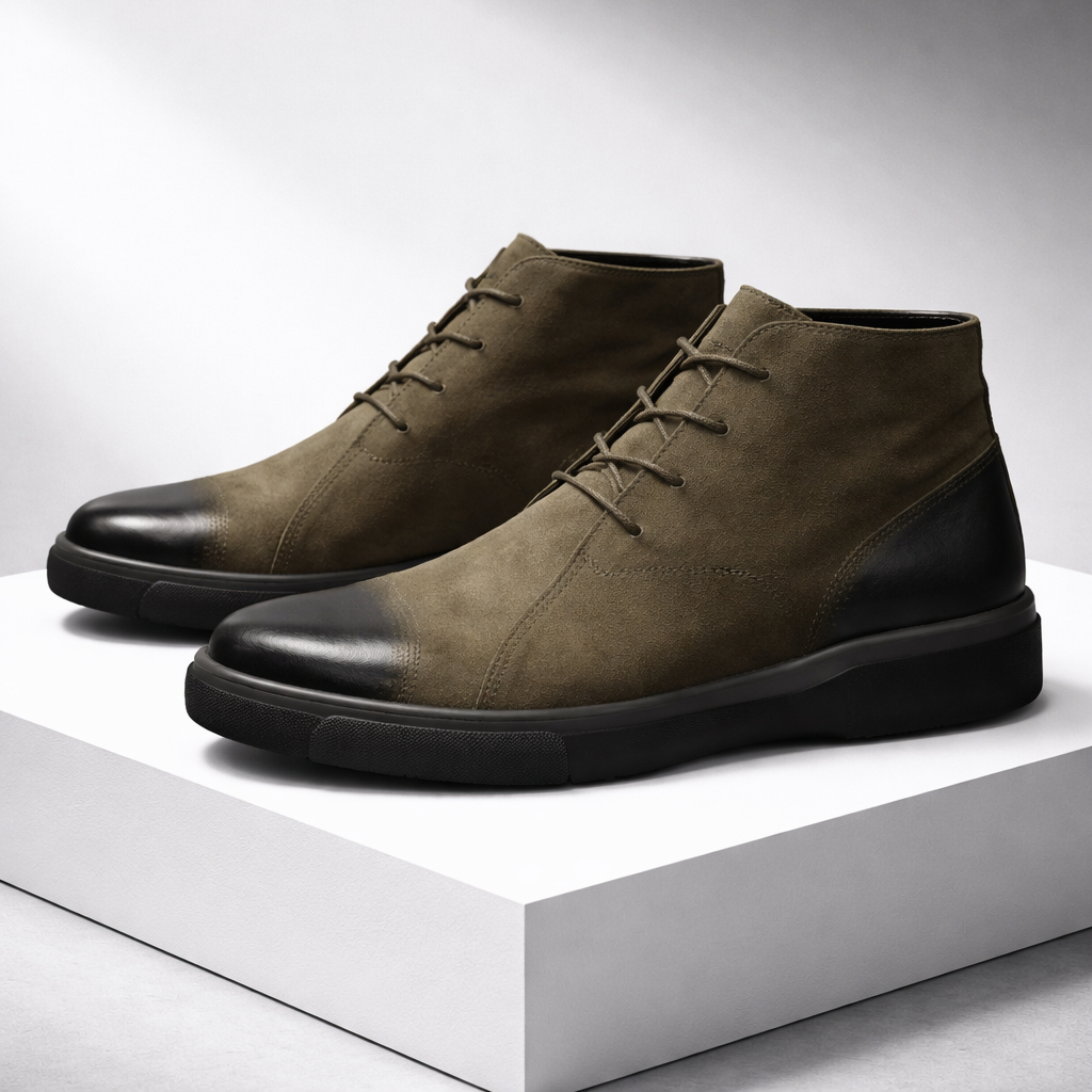 Piolo Men’s Ankle Leather Shoes