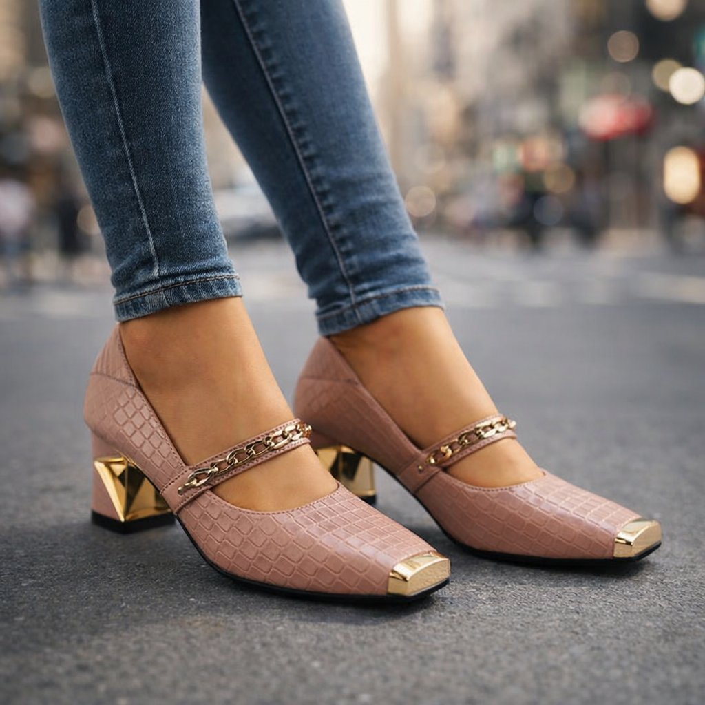 Veronica Women’s Block Heel Shoes
