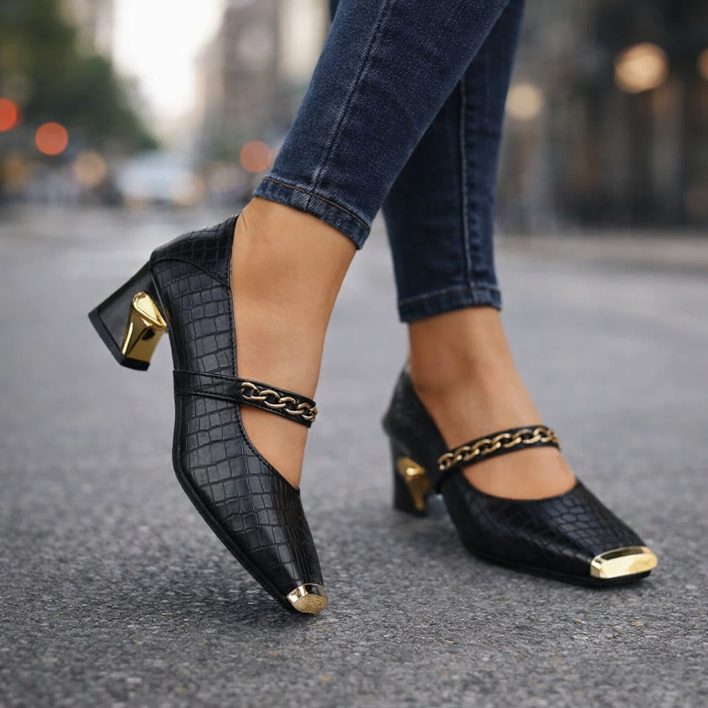 Veronica Women’s Block Heel Shoes