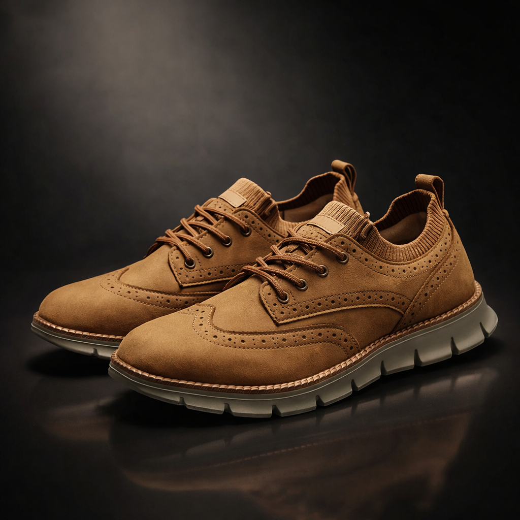 Theodore Premium Suede Trainers – Everyday Comfort Casual Shoes