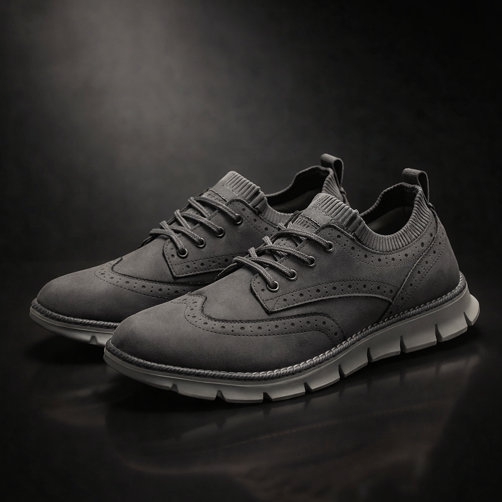 Theodore Premium Suede Trainers – Everyday Comfort Casual Shoes