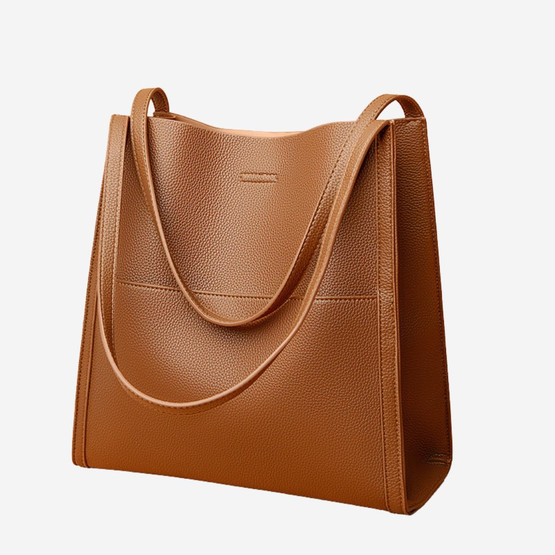 Livia Women’s Leather Shoulder Bag – Spacious Everyday Handbag
