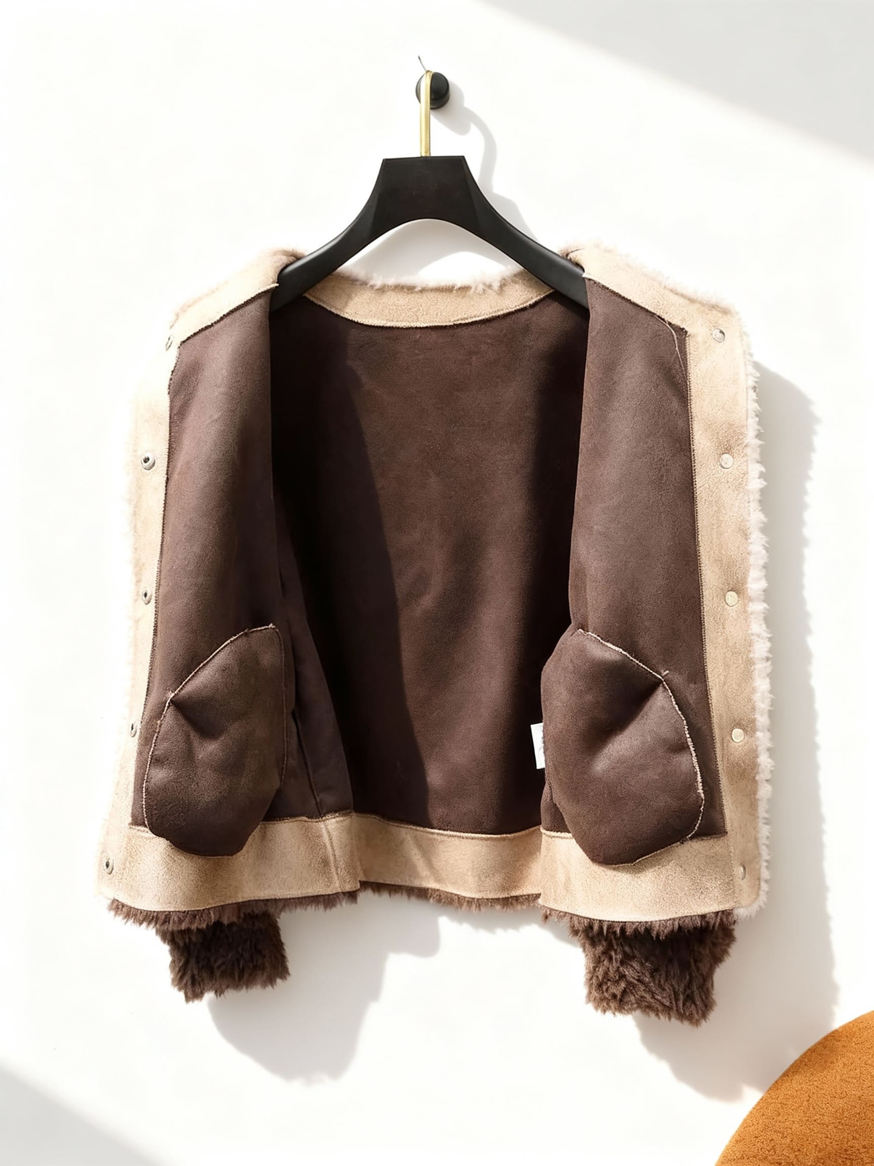 Winslow Women’s Sherpa Jacket – Plush Fleece with Contrast Trim