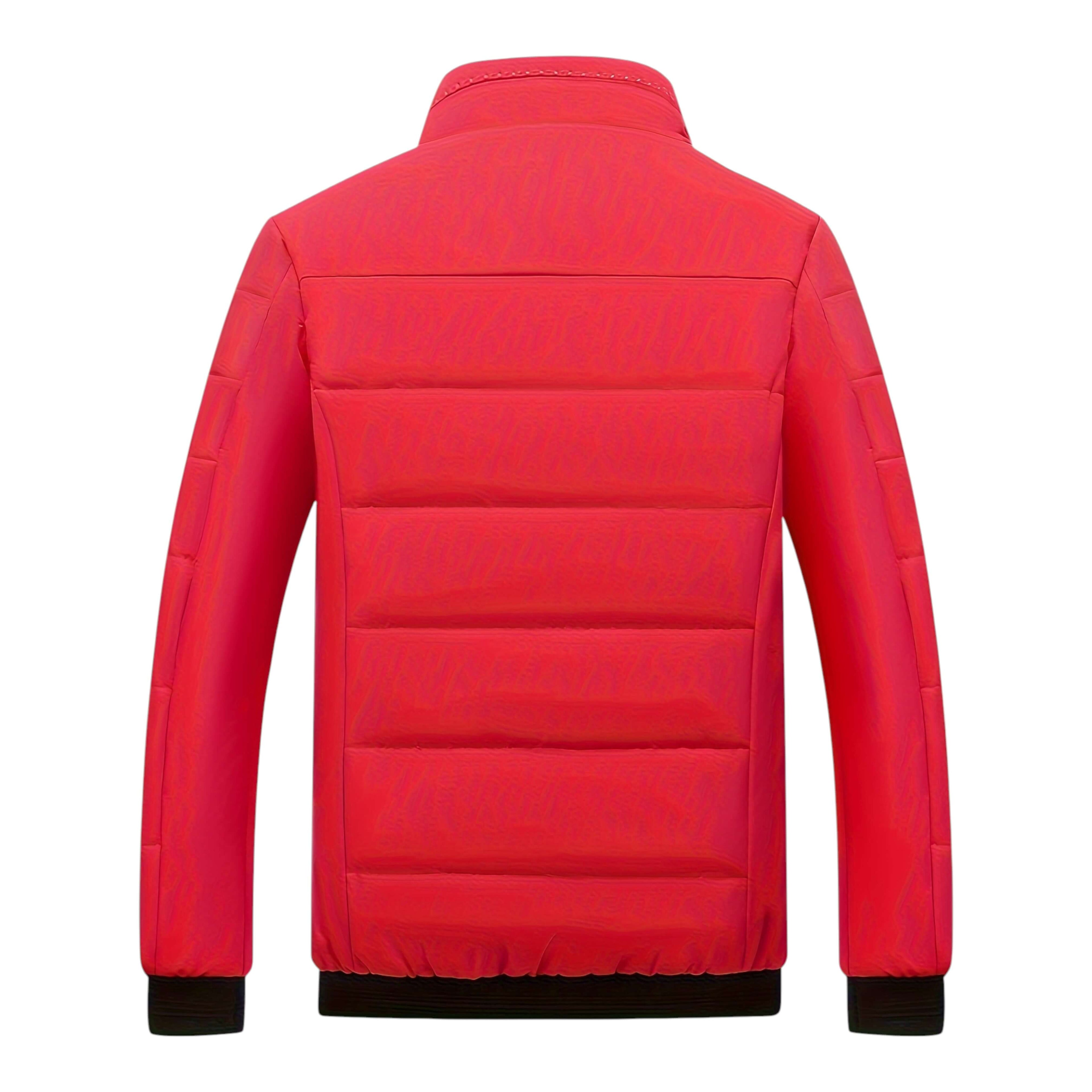Nathan Men’s Puffer Jacket – High-Collar Structured Winter Jacket