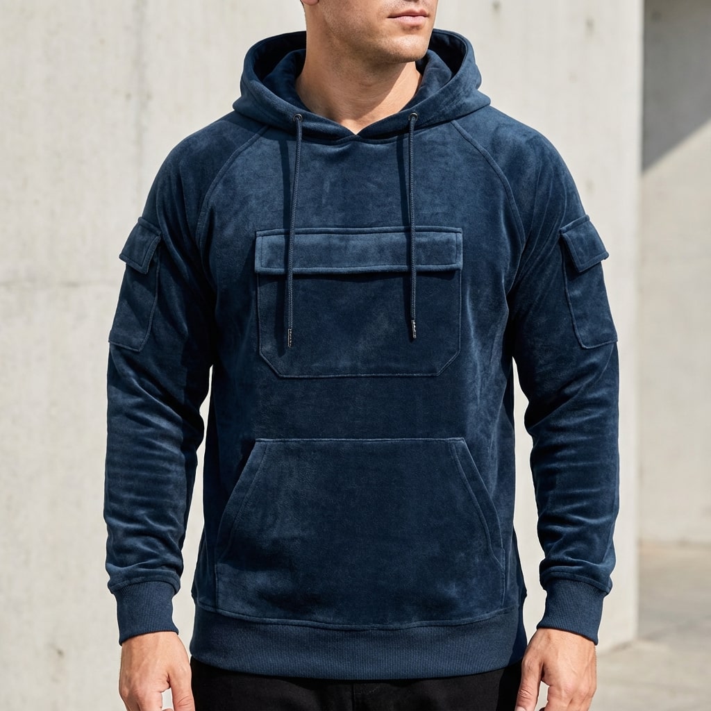 Crispin Men’s Hoodie Sweatshirts – Cotton Relaxed Fit Hoodies