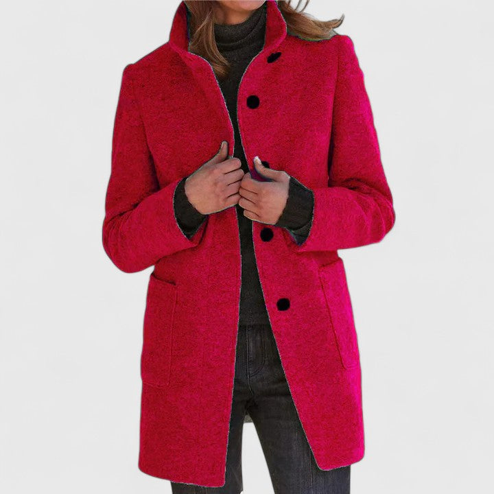 Eloiza Wool Blend Women’s Coat – Tailored Winter Jacket