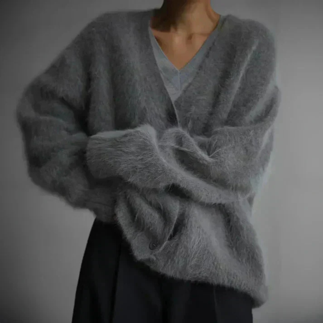 Elara Women's Cashmere Sweater – Luxuriously Soft Knit Cardigan