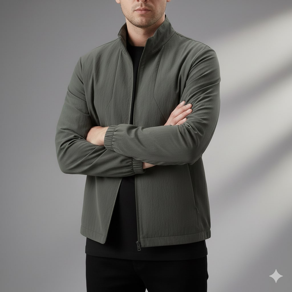 Elian Featherlight Windbreaker Jacket – Water Resistant Shell Lightweight Outerwear