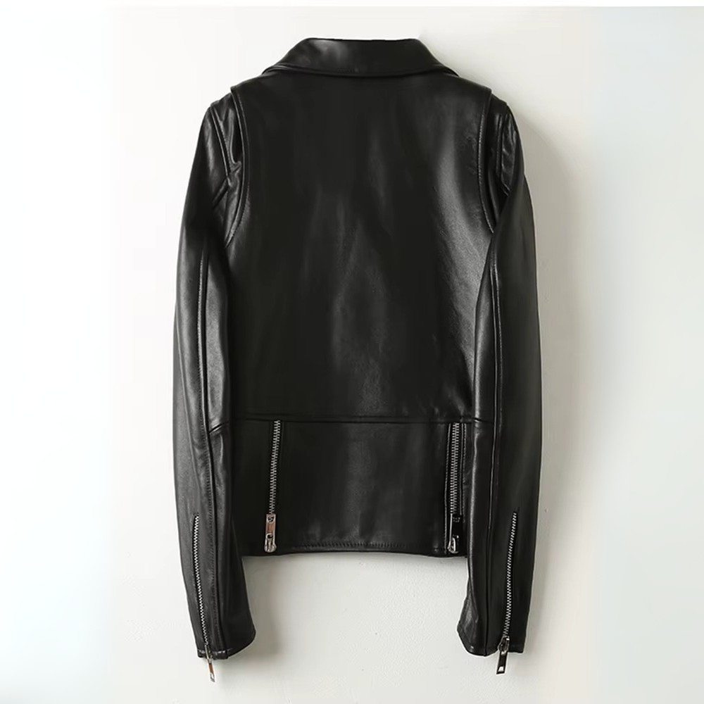 Aleson Women’s Leather Jacket – Smooth Leather with Tailored Fit