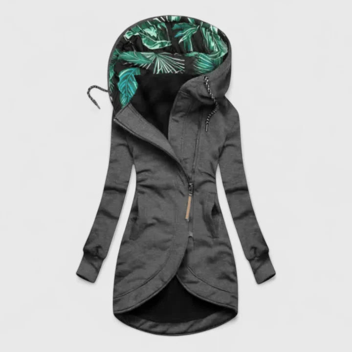 Silvia Women’s Hooded Jacket – Water-Repellent Outerwear
