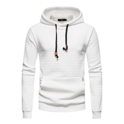 Samuel Hooded Knit Pullover – Textured Men's Sweater for Layering & Comfort