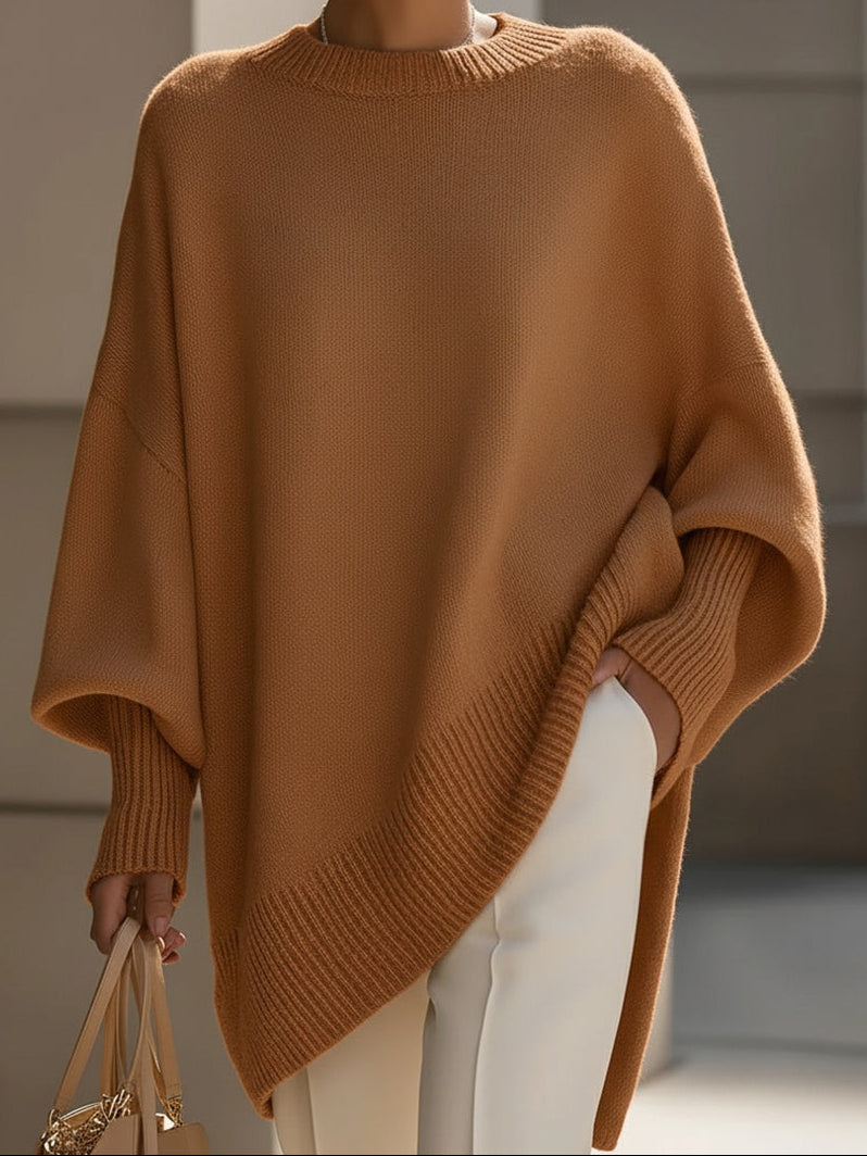 Morena Women’s Knitted Jumper – Soft Oversized Knit Sweater