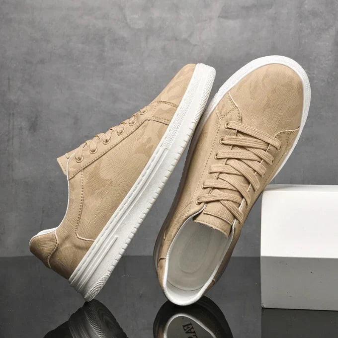 Eduardo Men’s Trainers – Genuine Leather Shoes