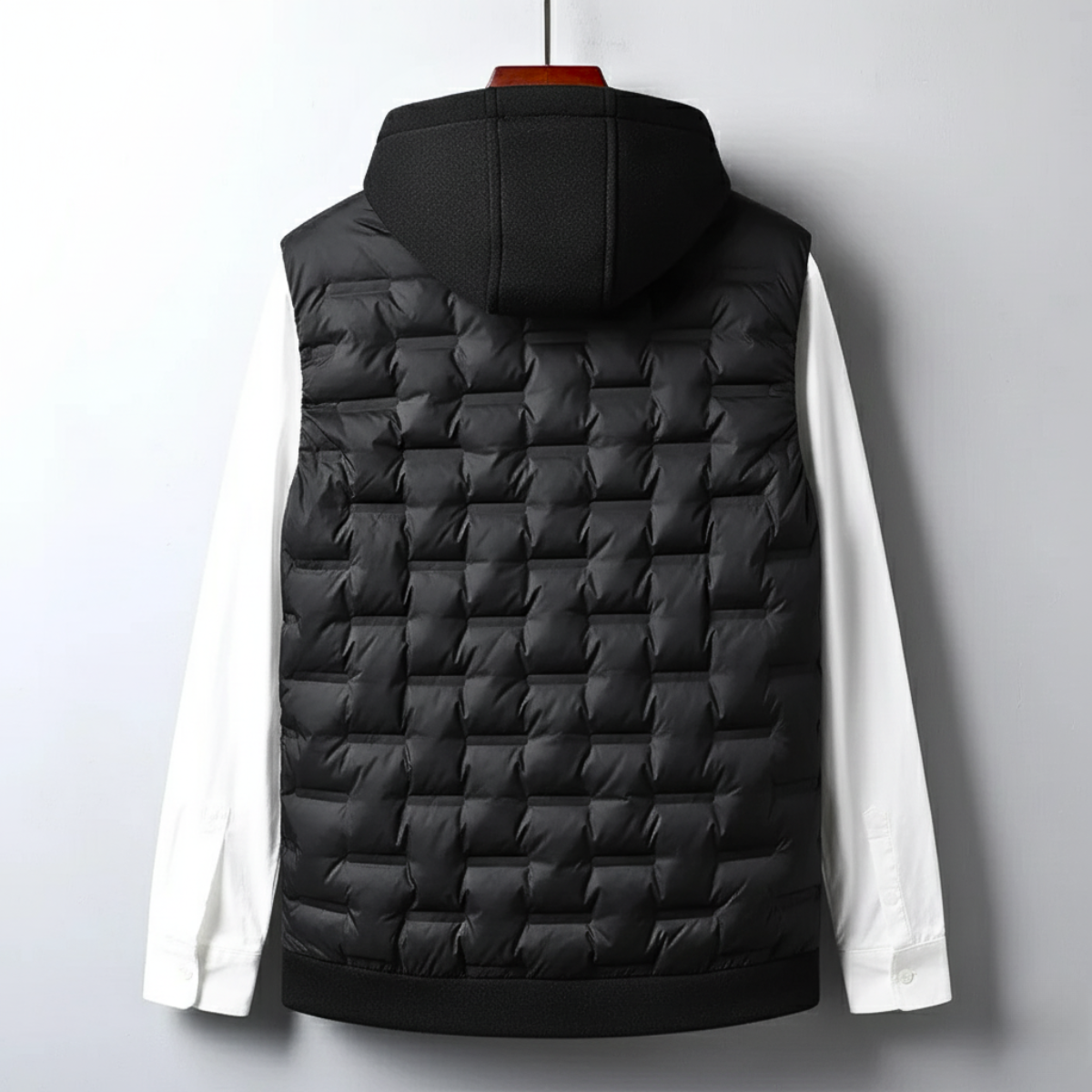Carlo Men’s Hooded Puffer Vest – Lightweight Poly-Fill Insulation