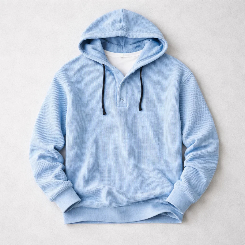 George Waffle Knit Hoodie