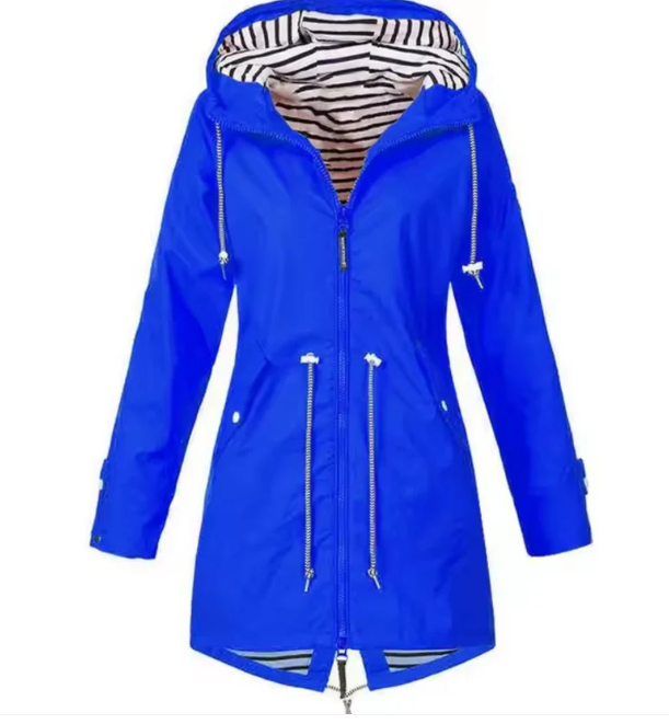 Gale Women's Waterproof Parka – Lightweight Hooded Jacket