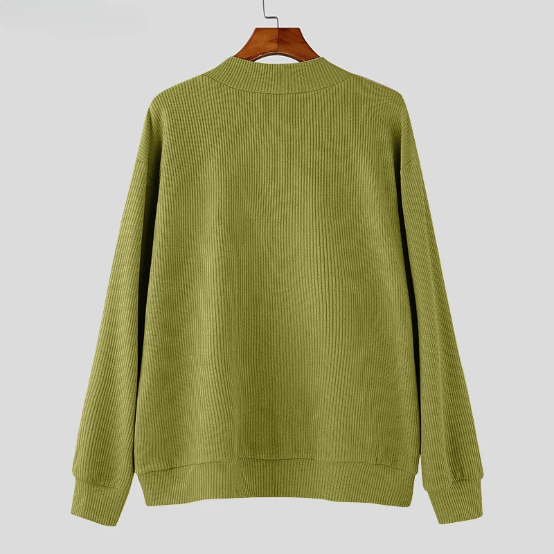Theo Textured Knit Men’s Cardigan – Asymmetrical Button Closure