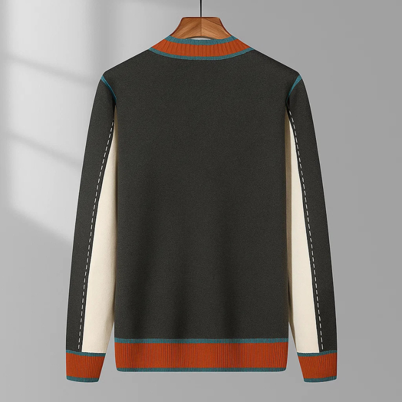 Axel Men's Wool Cardigan – Soft-Touch Button-Up Sweater for Men