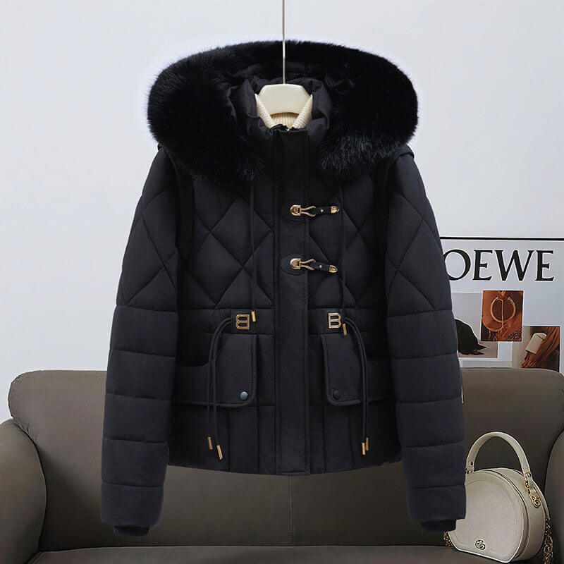 Amara Women’s Quilted Puffer Jacket – Insulated Winter Coat