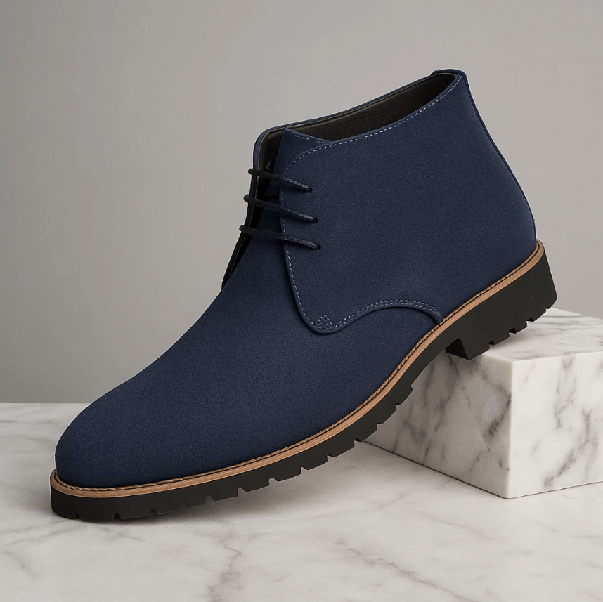 Cassian Men’s Suede Lace-Up Boots – Rugged Grip with Refined Suede Finish