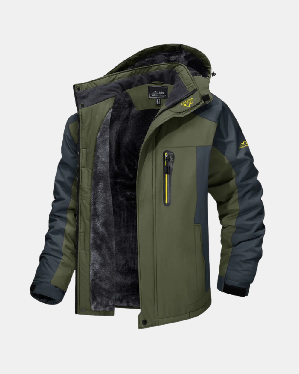 Aspen Men’s Waterproof Jacket – Lightweight Windbreaker with Adjustable Hood