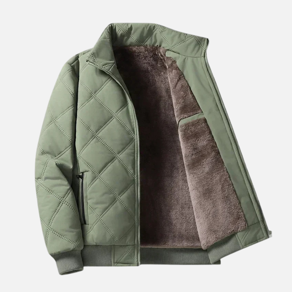 Kensington Men’s Quilted Jacket – Warm Casual Outerwear with Soft Lining