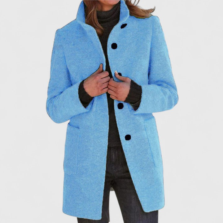 Eloiza Wool Blend Women’s Coat – Tailored Winter Jacket