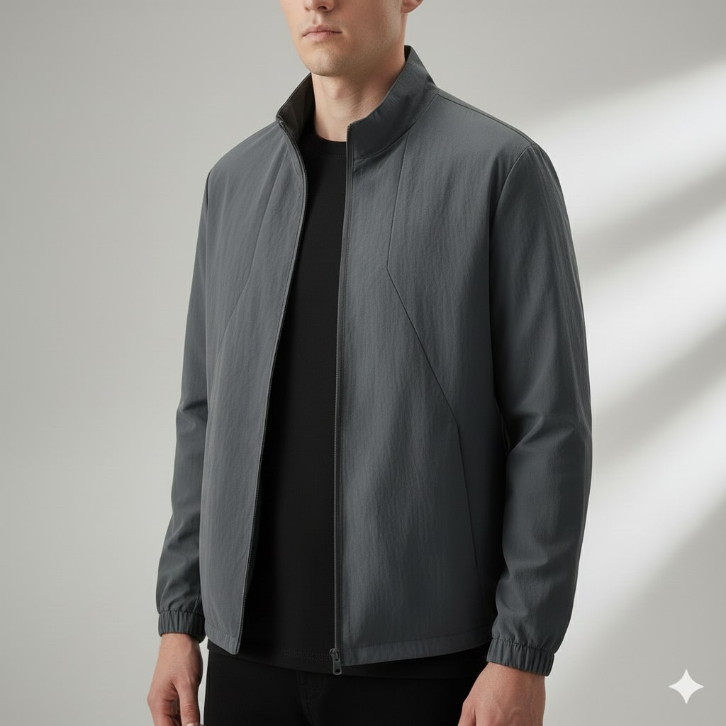 Elian Featherlight Windbreaker Jacket – Water Resistant Shell Lightweight Outerwear