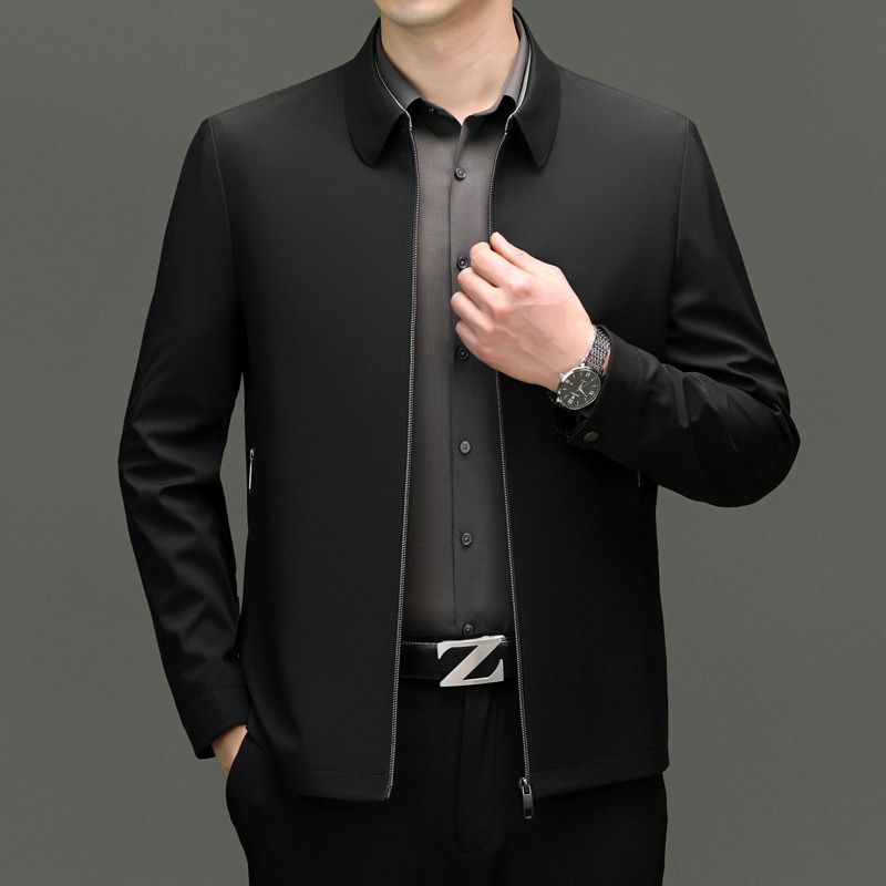 Harrison Lightweight Transitional Jacket – Nanosilk Zip Up Outerwear