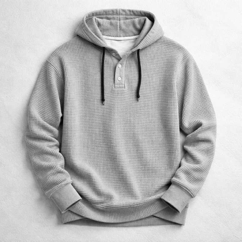George Waffle Knit Hoodie