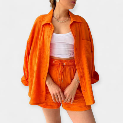 Yara Women’s Lounge Set – Lightweight Summer Co-ord with Relaxed Fit