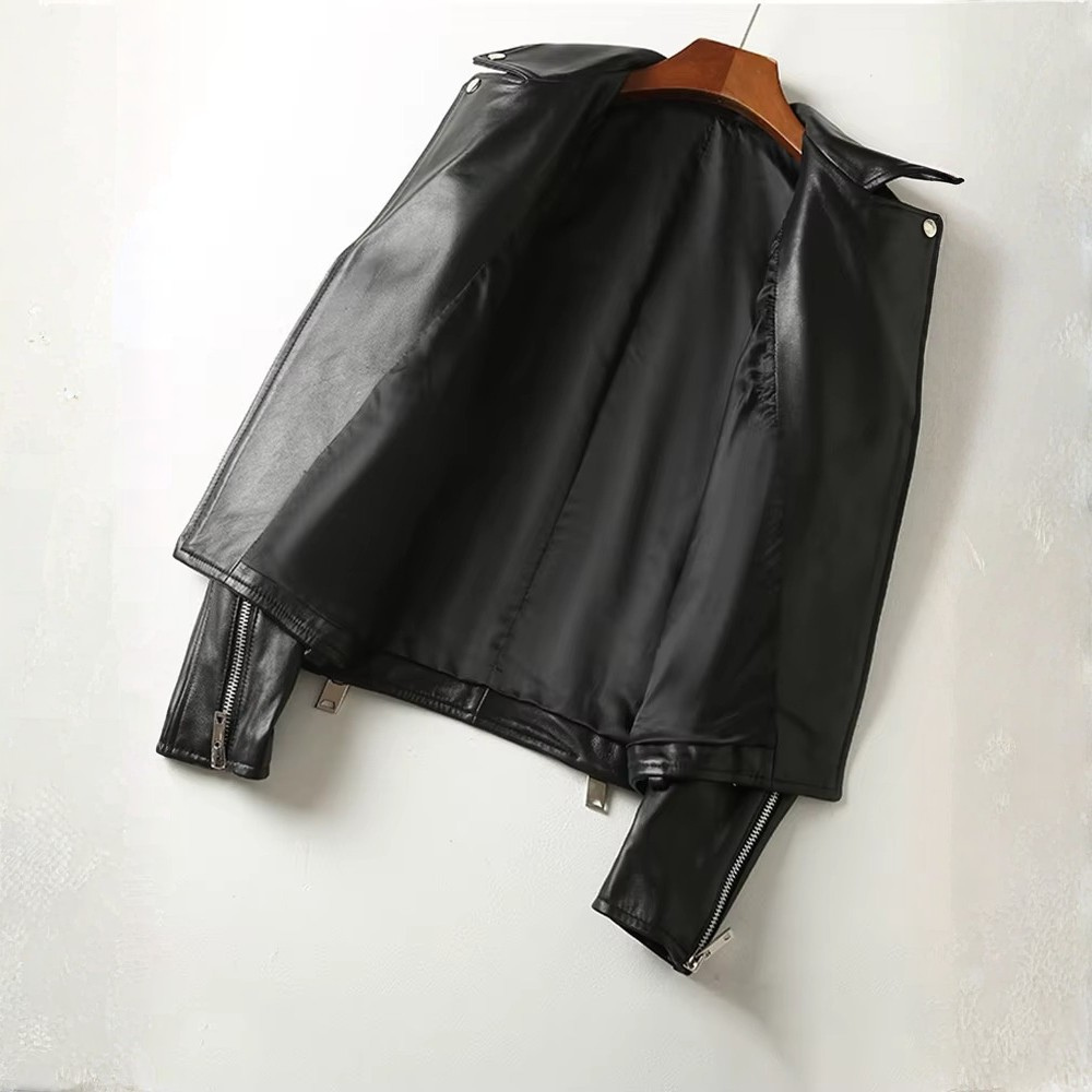 Aleson Women’s Leather Jacket – Smooth Leather with Tailored Fit
