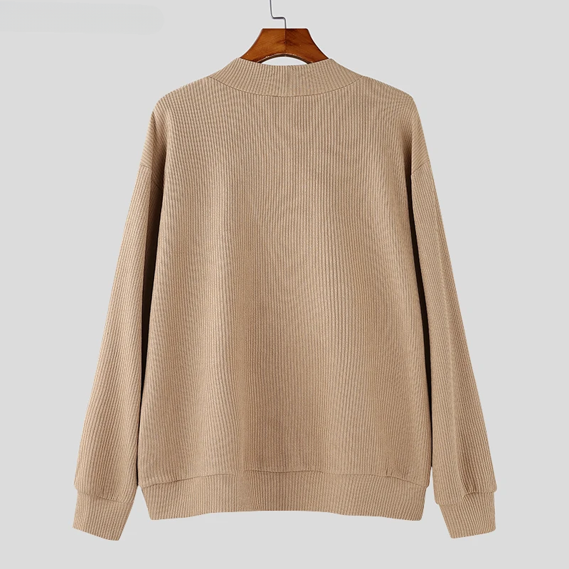 Theo Textured Knit Men’s Cardigan – Asymmetrical Button Closure