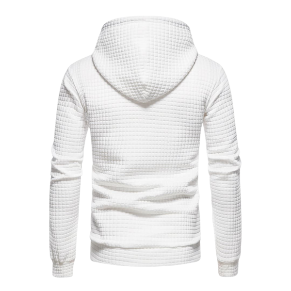 Samuel Men’s Hooded Pullover – Textured Knit Hoodie Sweater