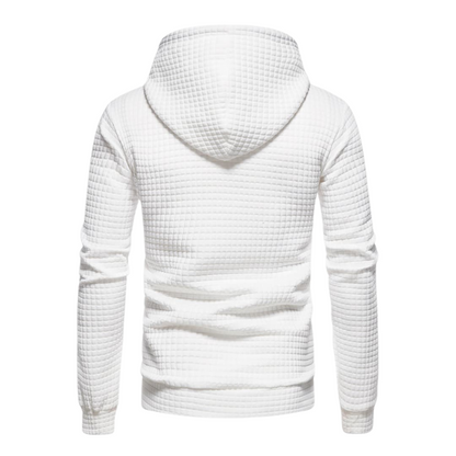 Samuel Hooded Knit Pullover – Textured Men's Sweater for Layering & Comfort