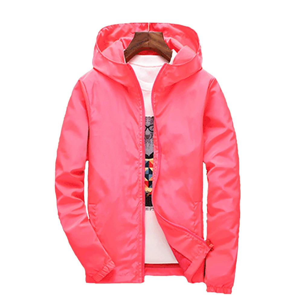 Axelair Unisex Hooded Windbreaker – Lightweight Water-Resistant Shell