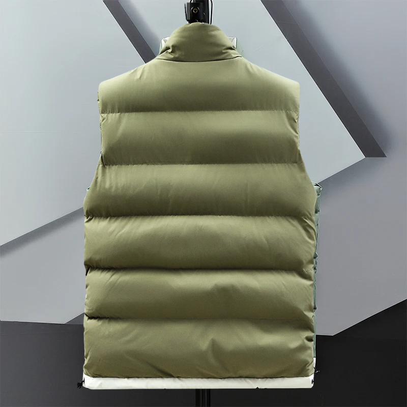 Liam Men’s Puffer Vest – Ultra-Lightweight Down-Vest with High Collar