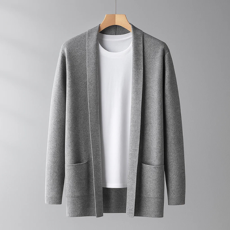 Louis Men’s Knit Cardigan – Soft-Touch Warm Layer Cardigan