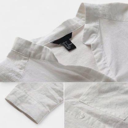 Olivia Women’s Linen Shirt – Lightweight Cotton-Linen Blend for Summer