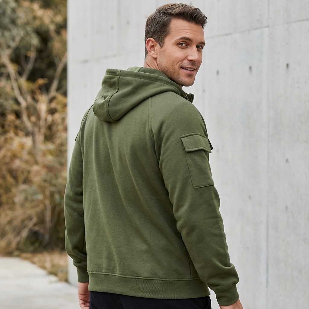 Crispin Men’s Hoodie Sweatshirts – Cotton Relaxed Fit Hoodies