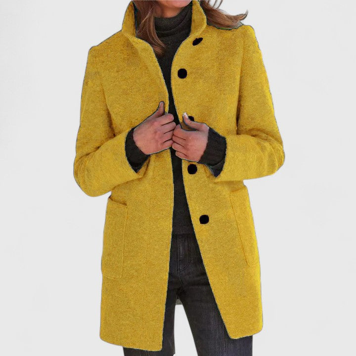 Eloiza Wool Blend Women’s Coat – Tailored Winter Jacket