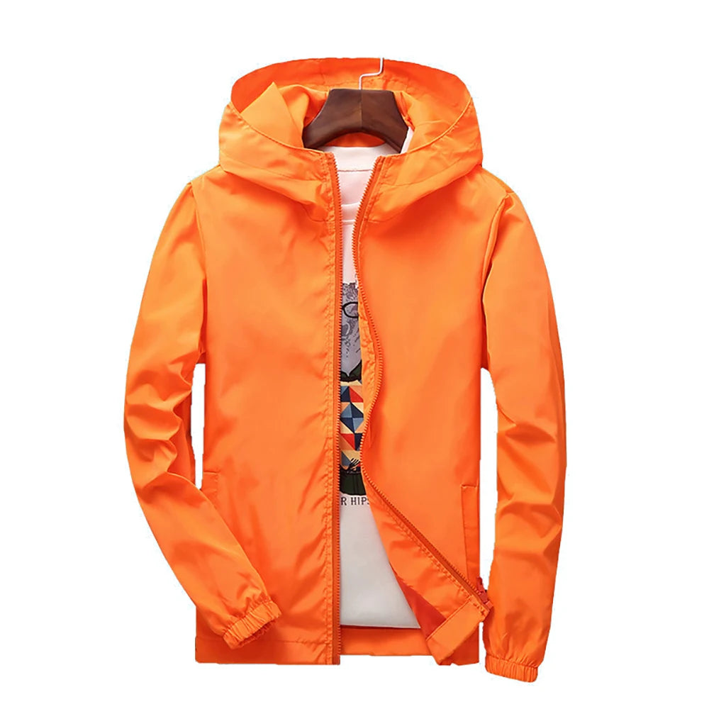 Axelair Unisex Hooded Windbreaker – Lightweight Water-Resistant Shell