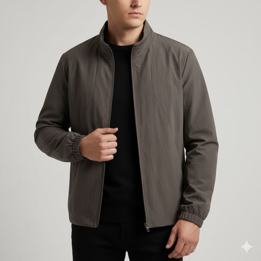 Elian Featherlight Windbreaker Jacket – Water Resistant Shell Lightweight Outerwear