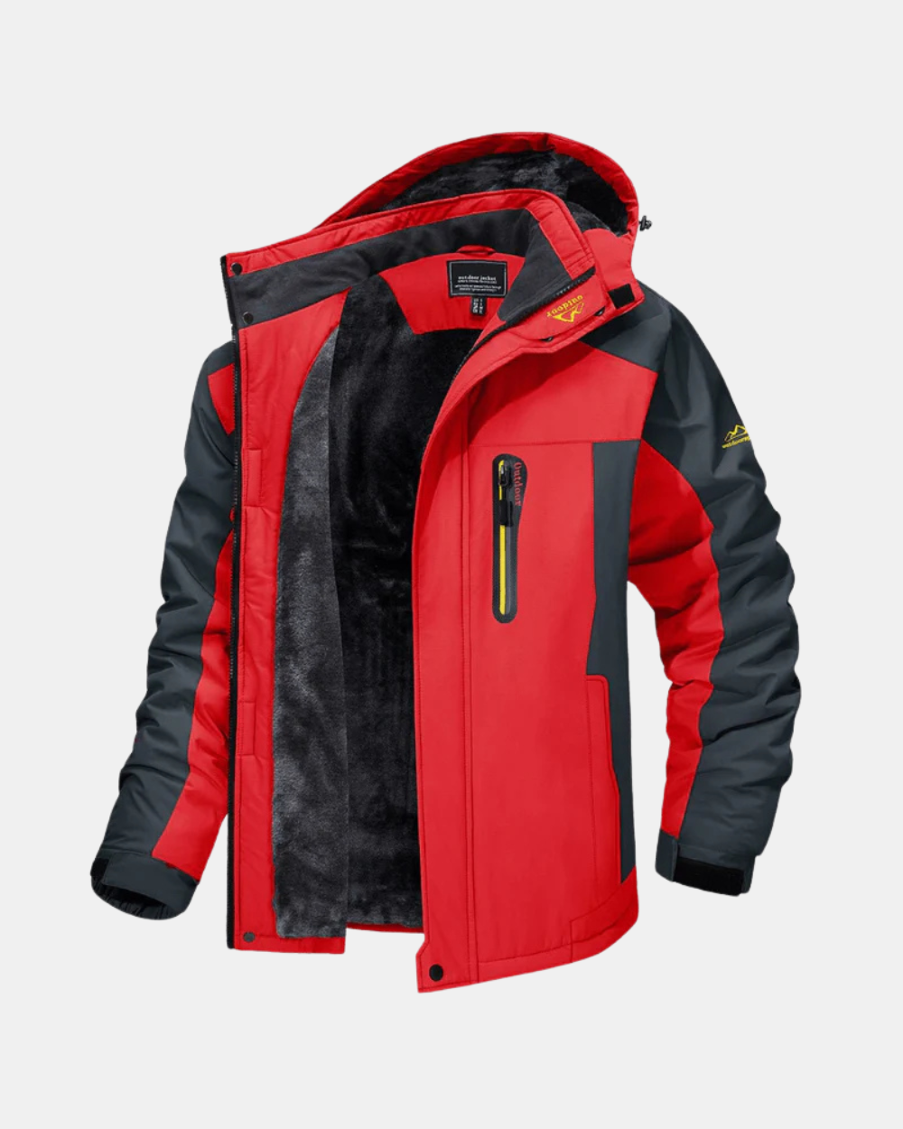 Aspen Men’s Waterproof Jacket – Lightweight Windbreaker with Adjustable Hood